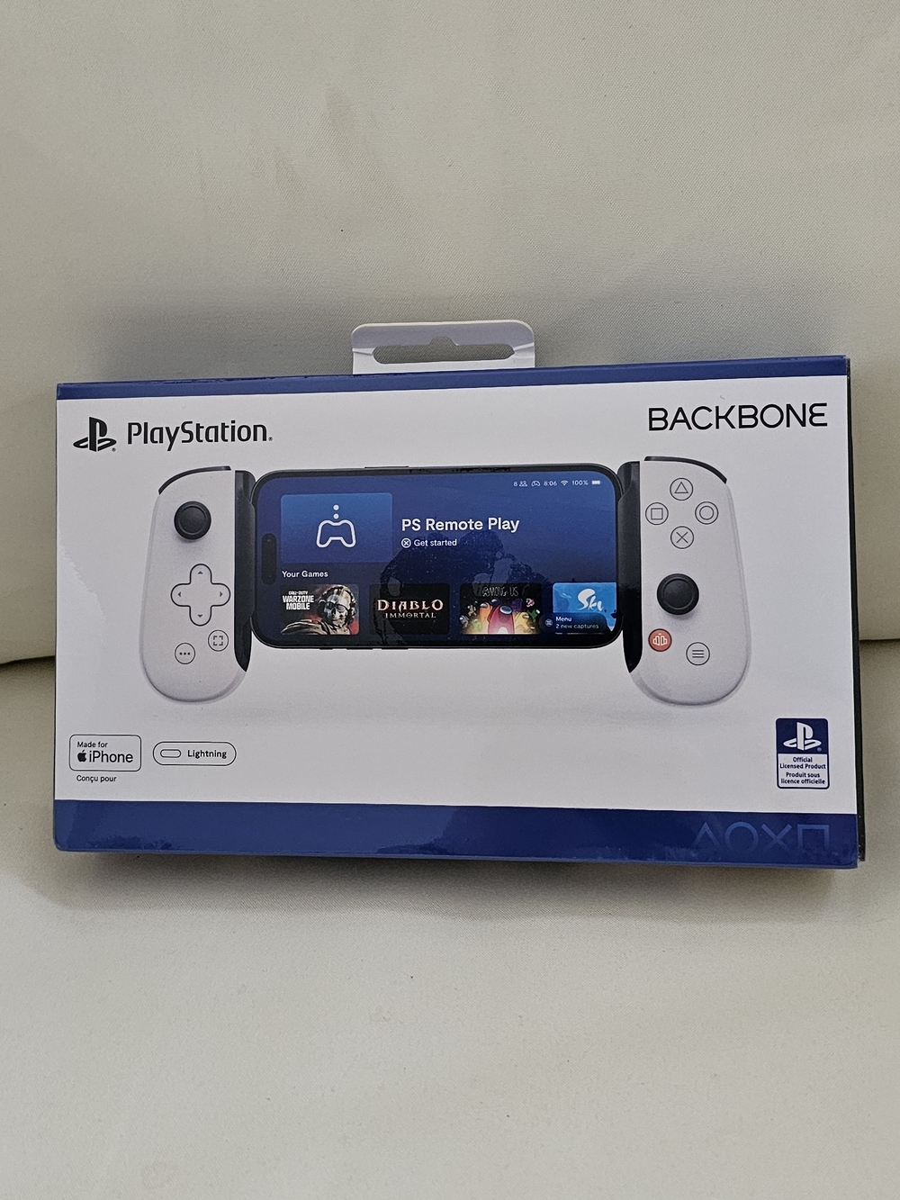 PlayStation Backbone One Mobile Controller for iPhone - LIGHTNING Connecter